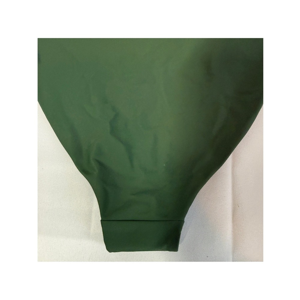 High-Waist Green Bikini Bottom - Women's Swim - Picture 7 of 8